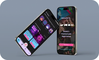 App showcase on phone
